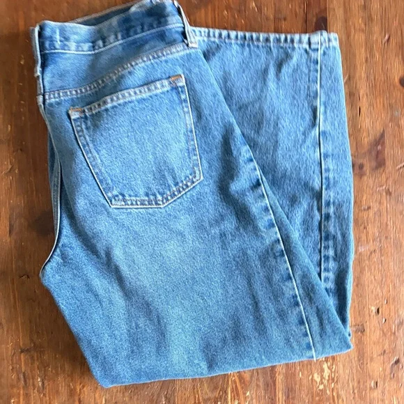 Abercrombie & Fitch Mid Rise Barrel Jeans - Picture 4 of 5